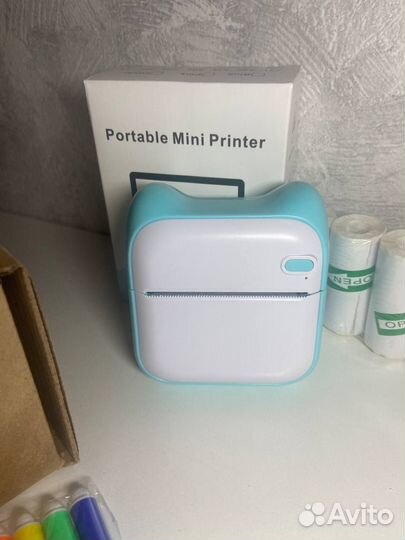 Портативный мини принтер для телефона