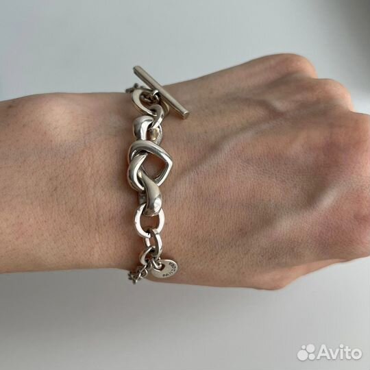 Pandora браслет Сплетенные сердца 16,18,20