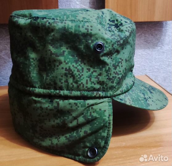 Кепка военная камуфляж пиксель демисезон утеплен