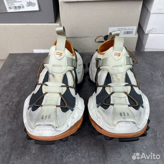 Balenciaga Hike Sneakers Orange