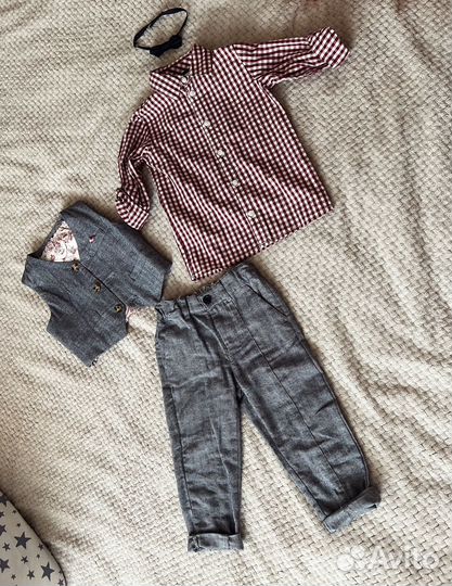 Костюм тройка на мальчика 92 размер
