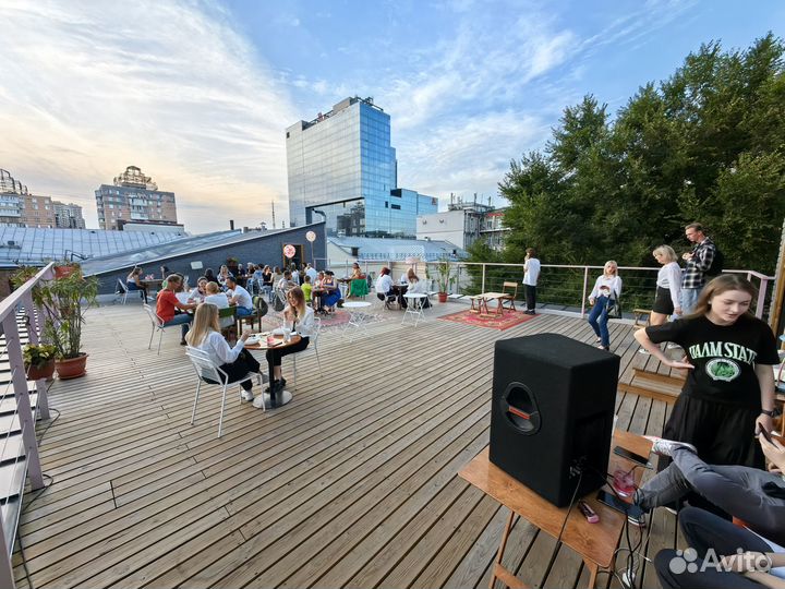 Гастро Бар с Верандой зима-лето на крыше дома