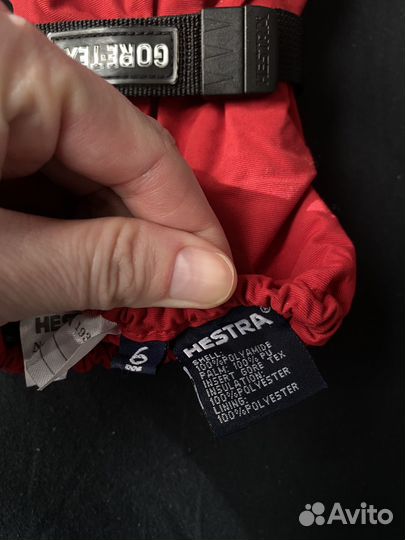 Варежки Hestra gore tex level spyder