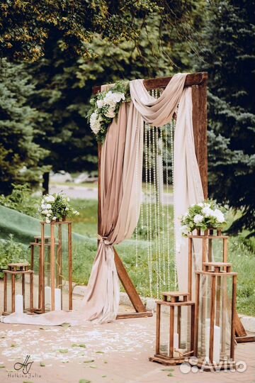 Арка свадебная дерево брашированное