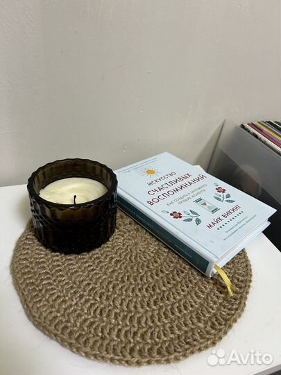 Интерьерная салфетка из джута