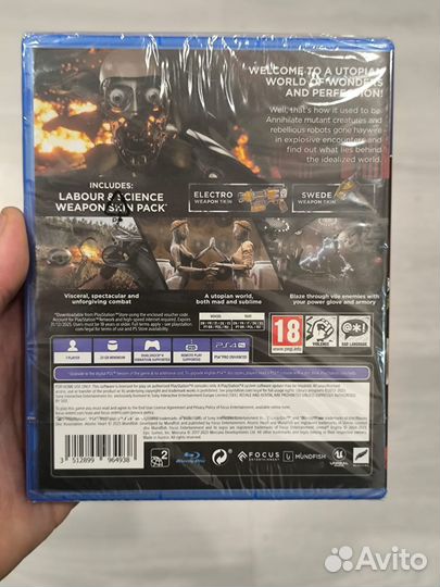 Atomic heart ps4 диск новый русская озвучка