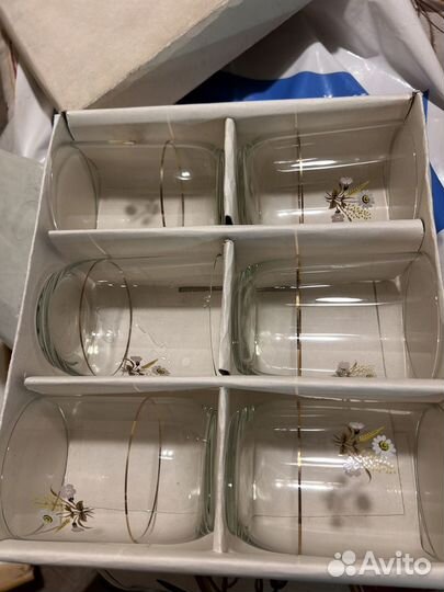 Стаканы 6 штук