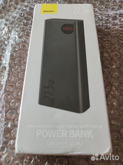 Powerbank Baseus ppadm20S 20000mAh /22,5 Вт Новый