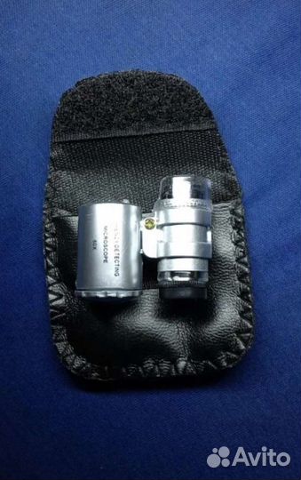 Микроскоп мини с LED подсветкой карманный