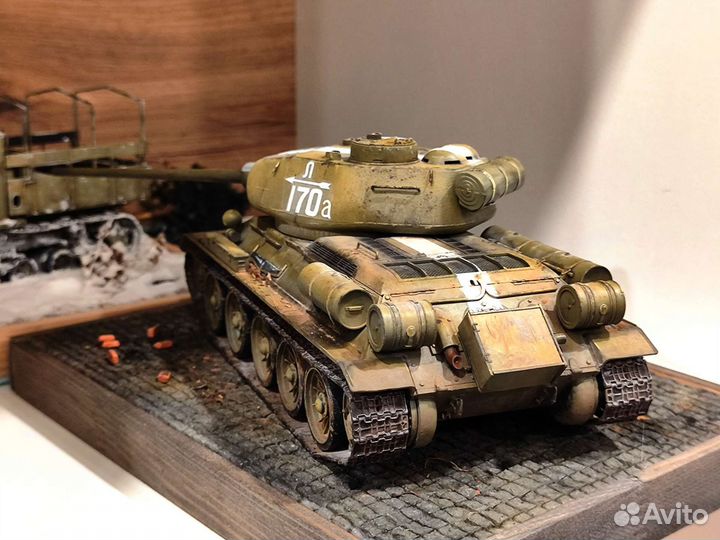 Заказ. Модель танка т34 85 