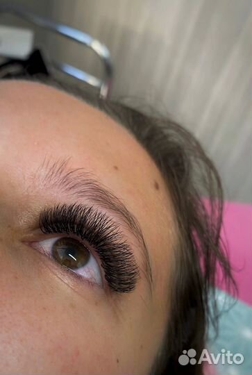 Наращивание ресниц, модель