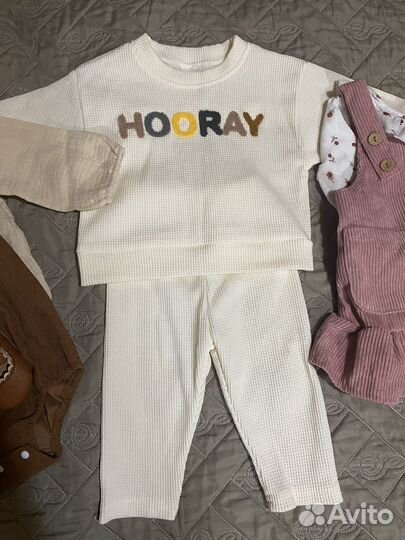 Вещи пакетом для девочки 3-6 мес