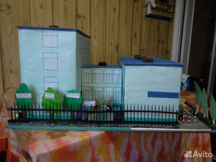 Макет школы