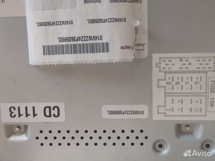 Штатная магнитола volkswagen jetta 6 с акустикой