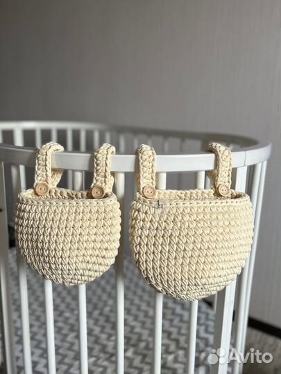 Набор из 2 корзинок на кроватку