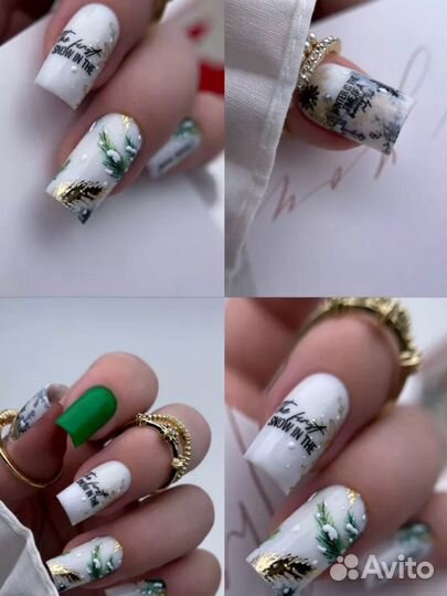 Маникюр наращивание ногтей