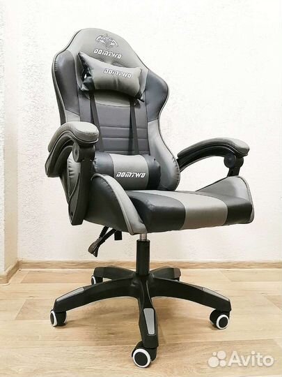 Игровое кресло Новое компьютерное Черно-Серое