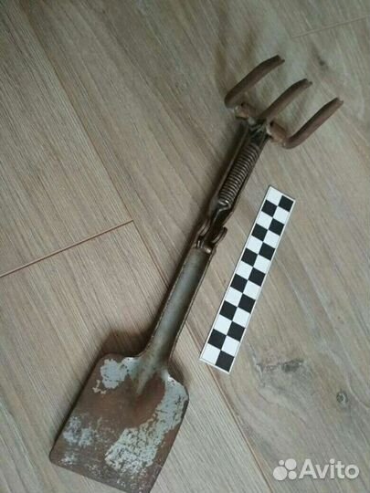 Мотыга-грабли складные ручная СССР, редкий экземпл