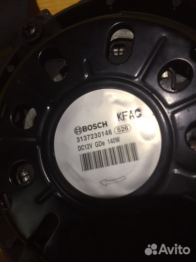 Крыльчатка KIA ceed 2 JD hyundai I30 bosch