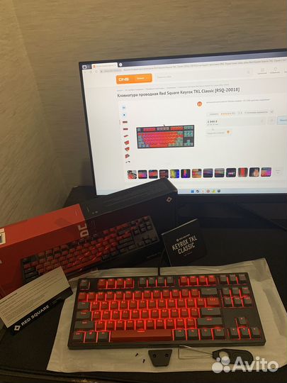 Игровая клавиатура Red square keyrox tkl