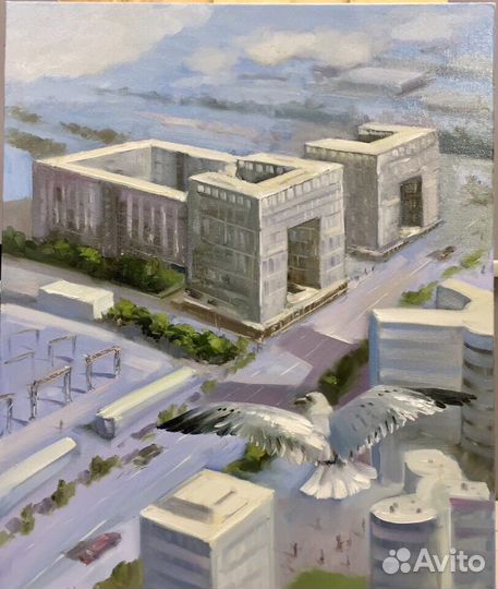 Картина ЖК «Дефанс» хост 50х60, масло