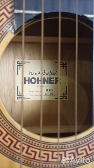 Классическая гитара hohner hc 06