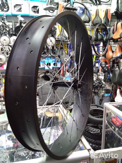 Сборка колес для фэтбайков 20,24,26 дюймов