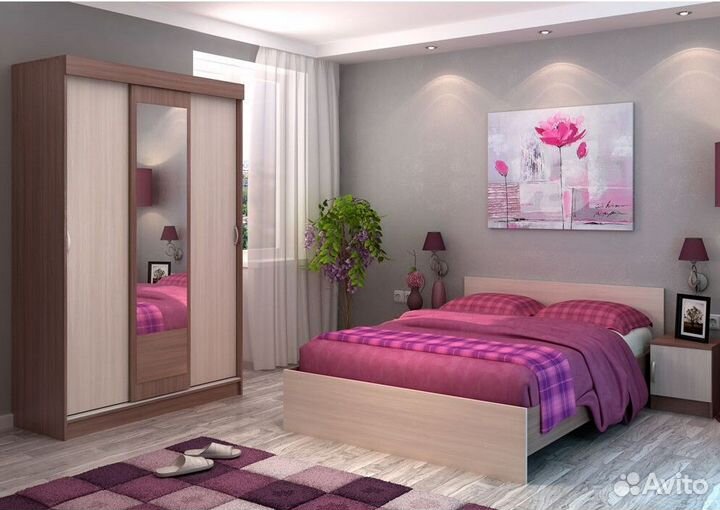 Кровать 140см кр 557 Бася шимо