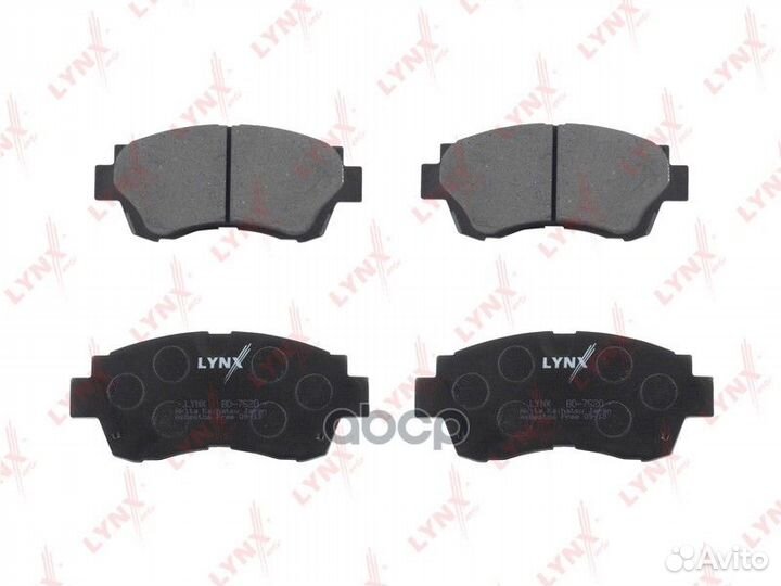 Колодки тормозные дисковые перед BD7520