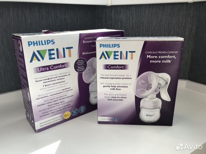 Молокоотсос электрический и ручной Philips Avent