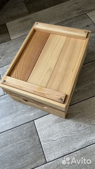 Деревянный ящик IKEA knagglig кнагглиг (малый)