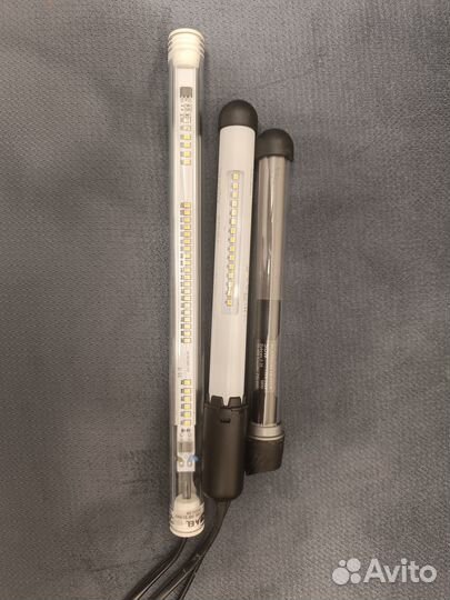 Аквариум, тумба и лампы