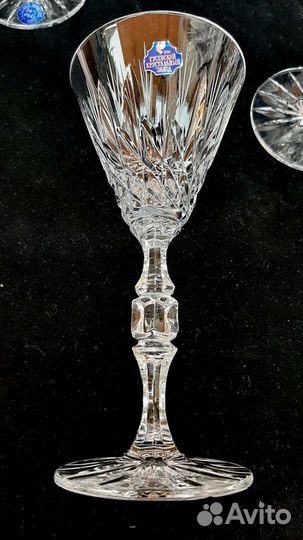 Хрустальные фужеры, бокалы гхз 