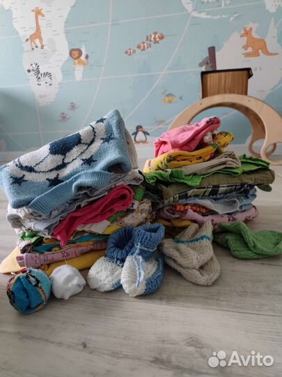 Детские вещи пакетом от 0 до года для дома