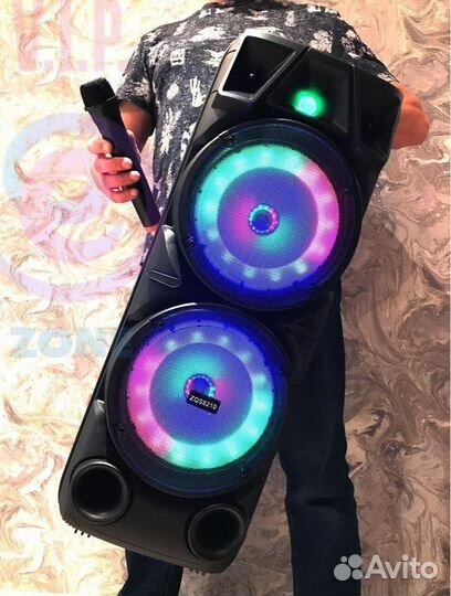 Мощная портативная блютуз колонка 8210 + Доставка