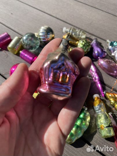 Елочные игрушки СССР 50-ых годов