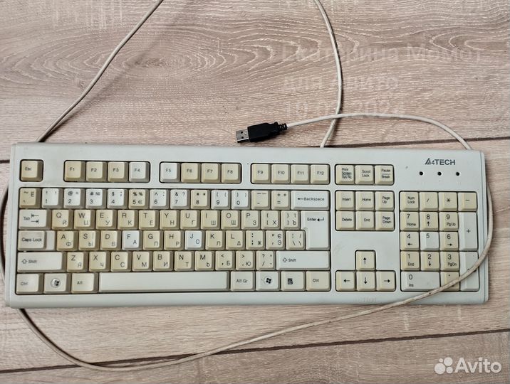 Клавиатура 4tech, б/у