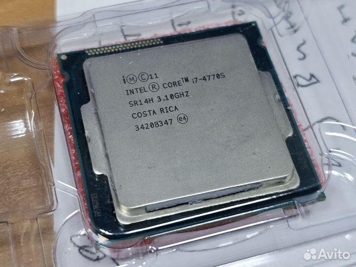 Процессор intel core i7 4770s. LGA1150