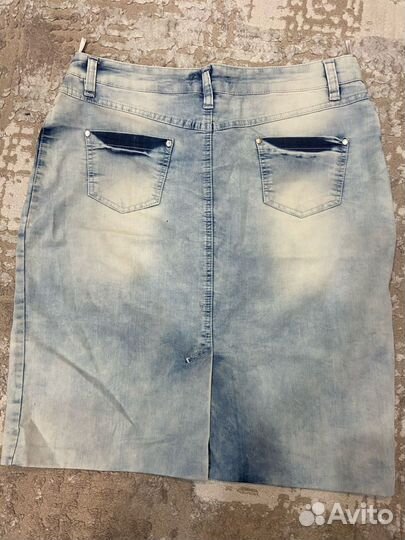 Юбка джинсовая