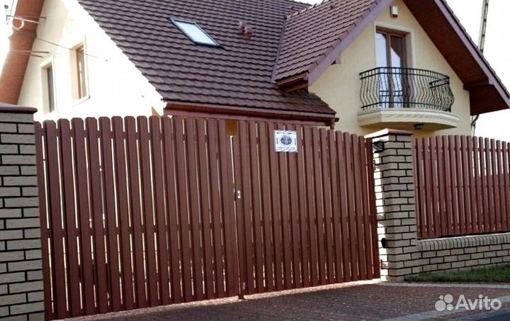 Забор из штакетника работа по договору за 1 день