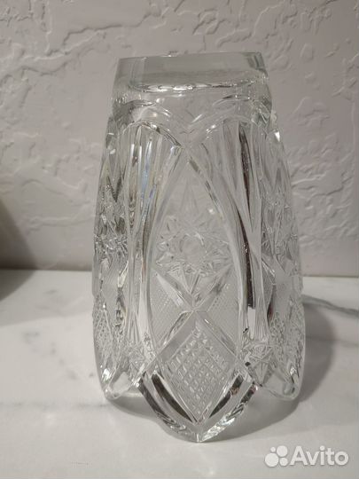 Хрустальная ваза тюльпан / Лилия