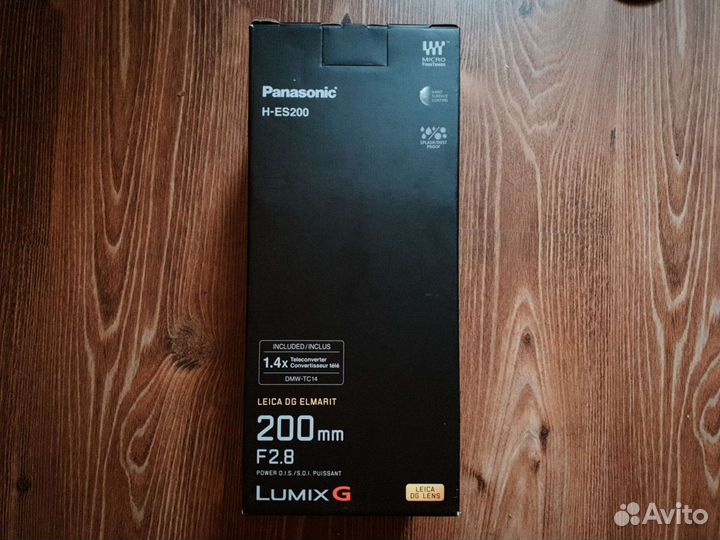 Объектив Panasonic Leica 200mm f/2.8 DG Elmarit