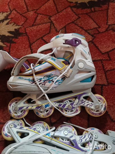 Роликовые коньки детские раздвижные