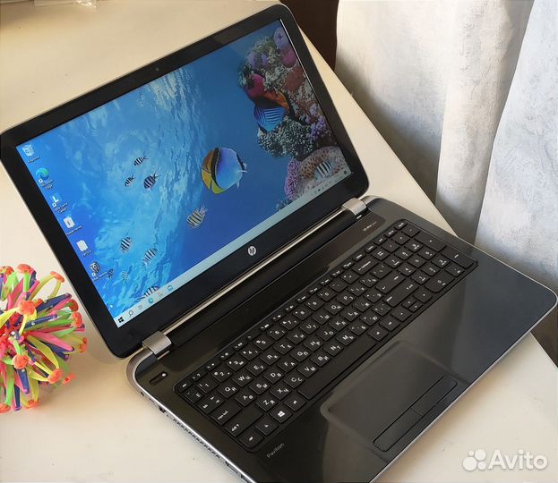 Ноутюук HP/ssd/новый аккум