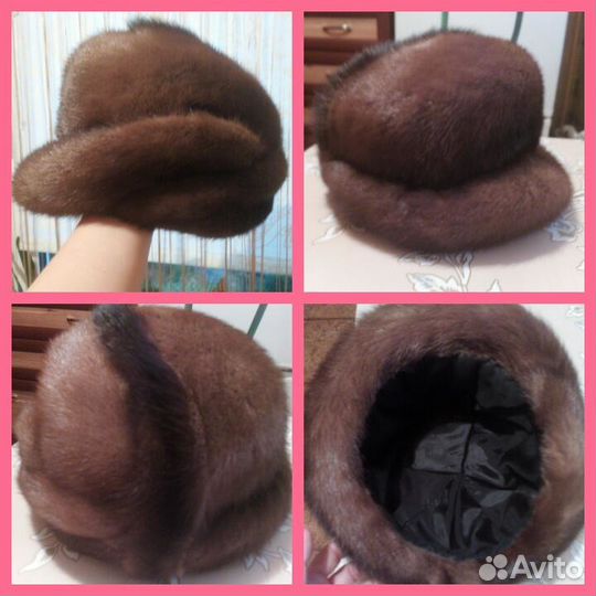 Шапка норковая женская