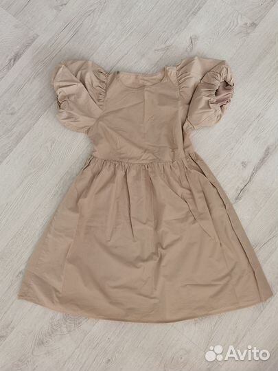Бежевое платье zara