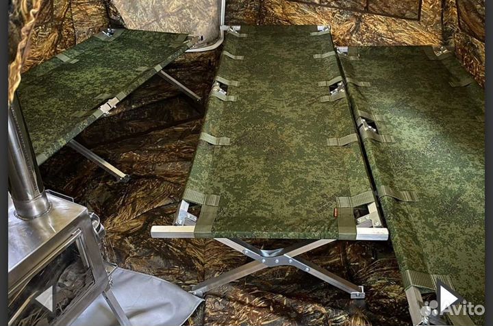 Палатка берег уп 2 с печкой