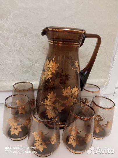 Набор кувшин и 6 стаканов