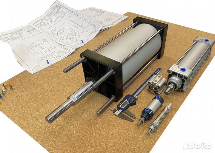 Пневмоцилиндр Festo dsbg-80-25-PPV-A (аналог)