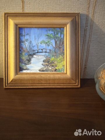 Картина Летний пейзаж масло холст